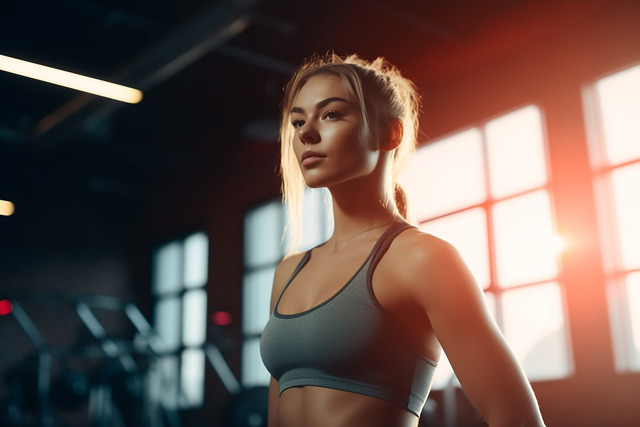 Femeie care a facut fitness