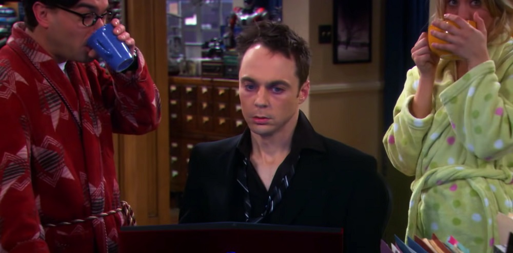 Scena din The Big Bang Theory