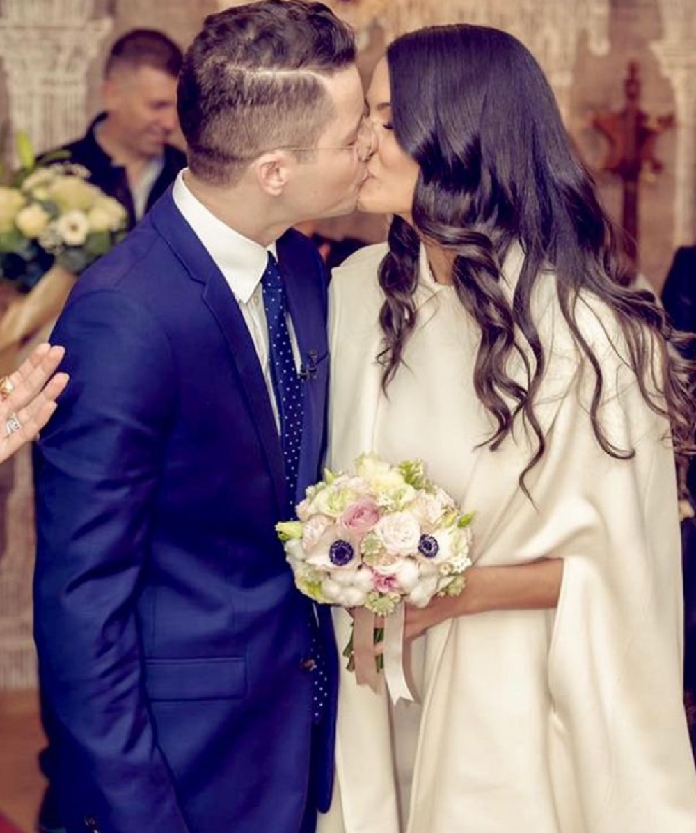 Anca Serea și Adrian Sînă la nuntă în 2015