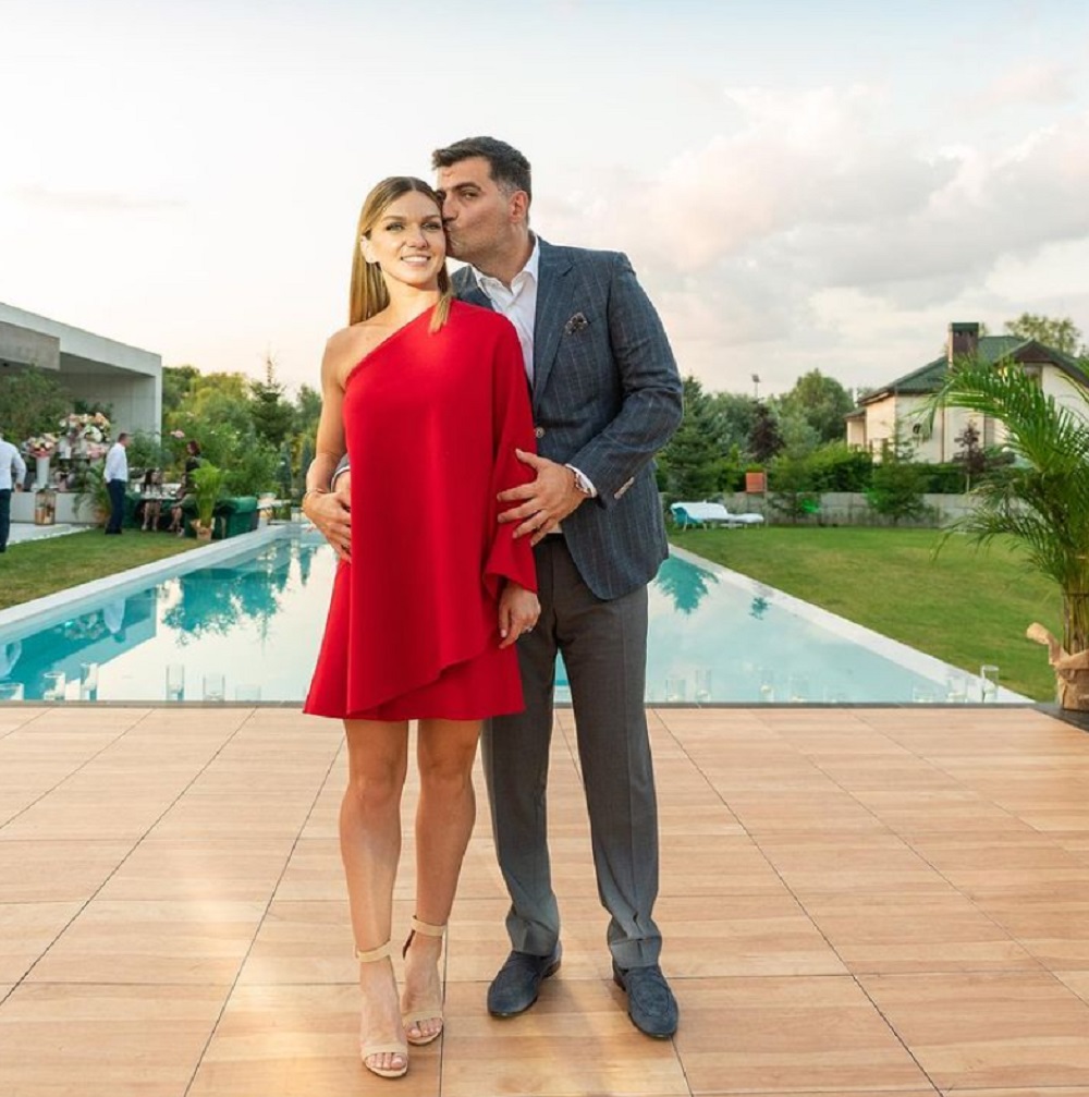 Simona Halep și Toni Iuruc, la petrecerea de logodna
