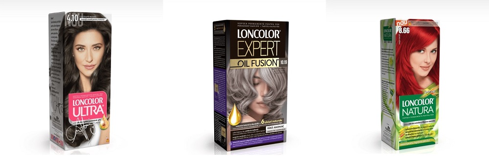 Trei tipuri de vopsea Loncolor, care oferă strălucire părului și o culoare intensă de lungă durată