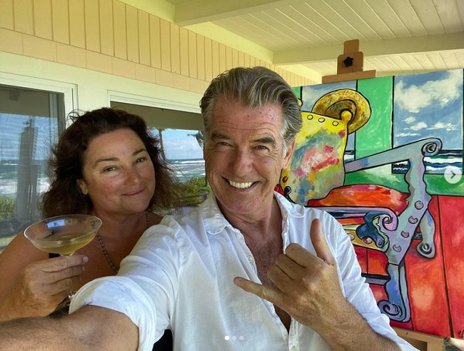 Pierce Brosnan și soția lui, Keely Shaye Smith