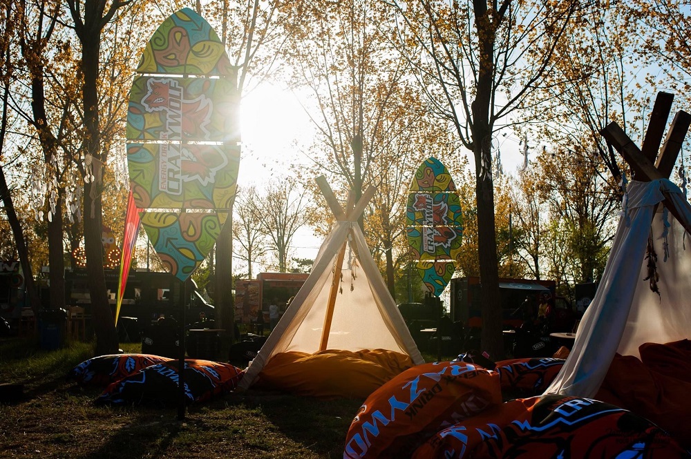 Zona de relaxare la Festival du Bonheur