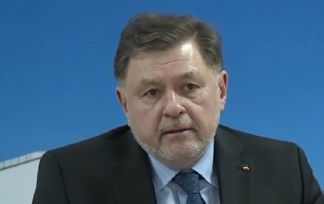 Ministrul Sănătății Alexandru Rafila, în timpul unei emisiuni televizate.
