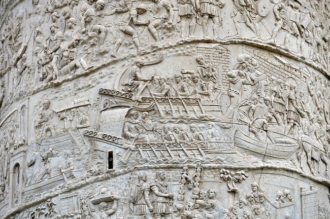 Detalii de pe Columna lui Traian