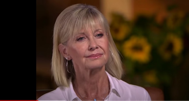 Olivia Newton-John în cadrul emisiunii Sunday Profile, 2019