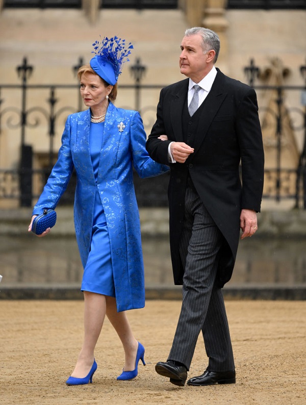 Principesa Margareta și principele Radu la încoronarea regelui Charles al III-lea, 6 mai 2023