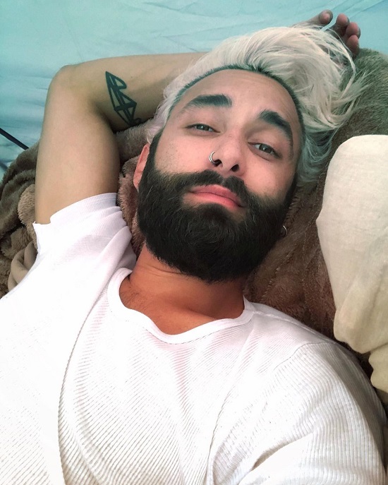 Conchita Wrust în iulie 2020, cu părul scurt, vopsit blond