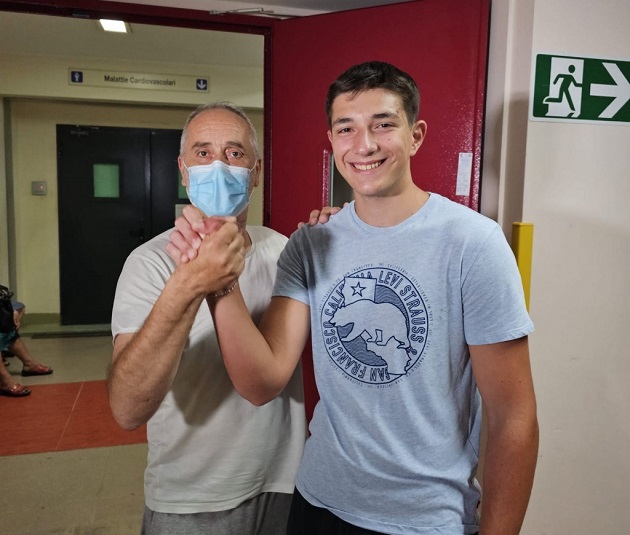 Alessandro Dioni l-a revăzut pe Marcello Amadori în momentul externării