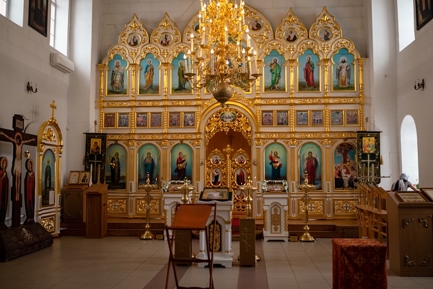 Intrarea în Altarul unei biserici ortodoxe