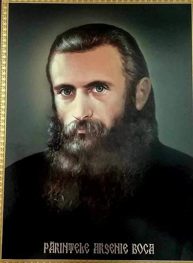 Icoană cu părintele Arsenie Boca
