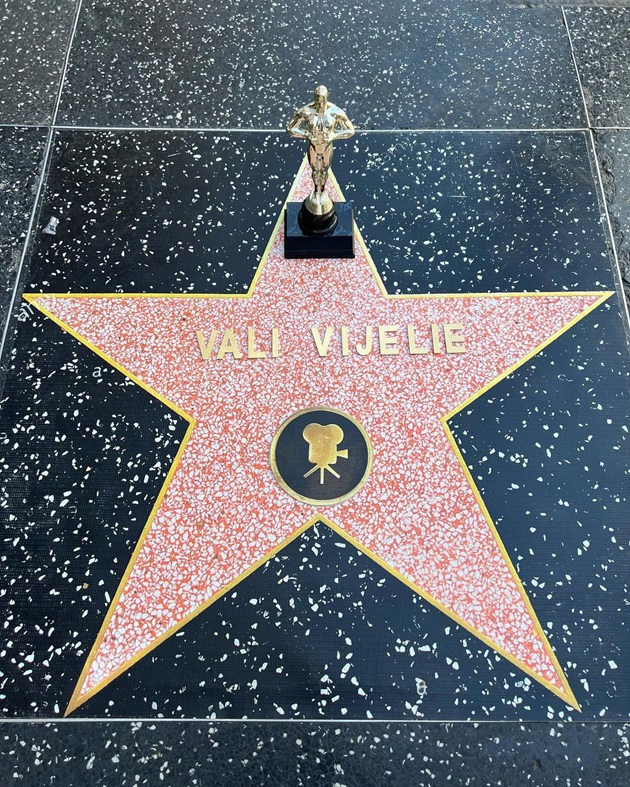 Steaua cu numele lui Vali Vijelie de pe Walk of Fame