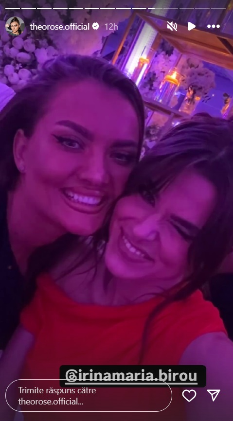 Theo Rose și Irina Maria Birou la nunta finilor Laura Țoc și Teodor Geani
