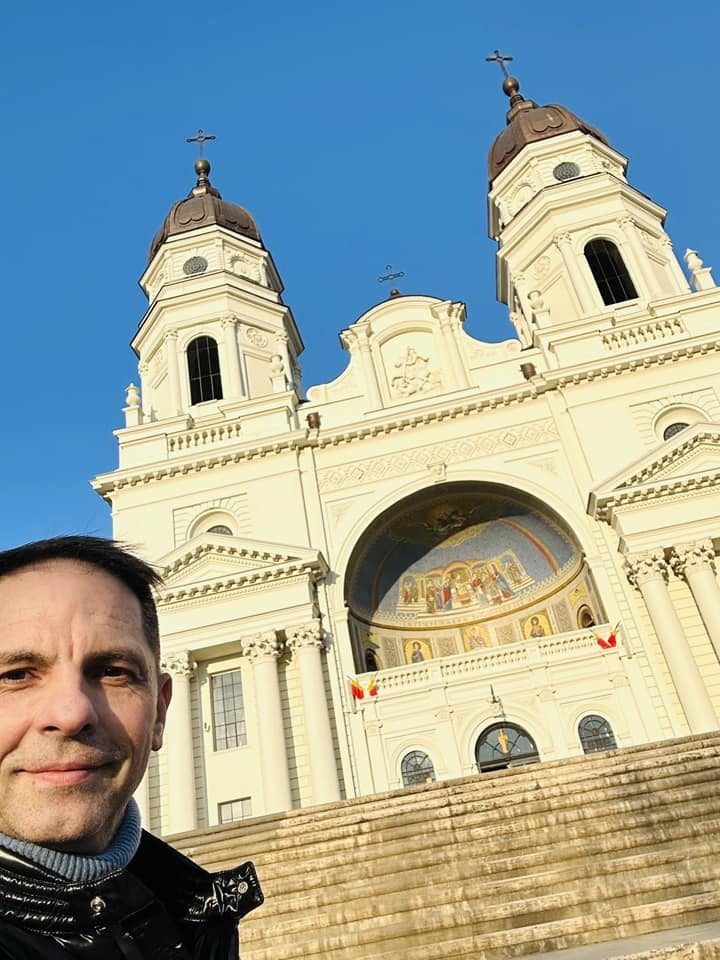 Dan Negru la Catedrala Mitropolitană din Iași, la pelerinajul de Sfânta Parascheva