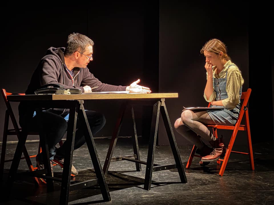 Alexandru Papadopol și Cristina Luca pe aceeași scenă, jucând în aceeași piesă de teatru