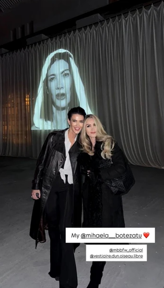 Mihaela Botezatu alături de Andreea Ilie la Bucharest Fashion week