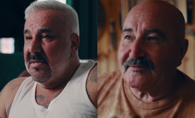 Imagini cu Sile și Nuțu Cămătaru din documentarul &bdquo;Cămătarii&rdquo; regizat de Anghel Damian.
