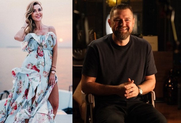 Colaj cu două imagini recente cu Denisa Tănase și Mircea Br&acirc;nzei, surprinse &icirc;n timpul aparițiilor lor fără verighete