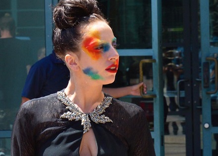 gaga face paint