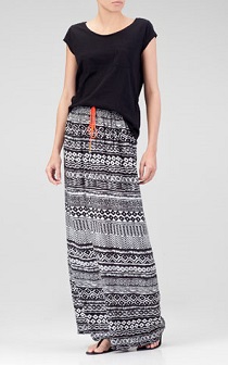 stradivarius maxi skirt