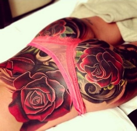 cheryl back tattoo