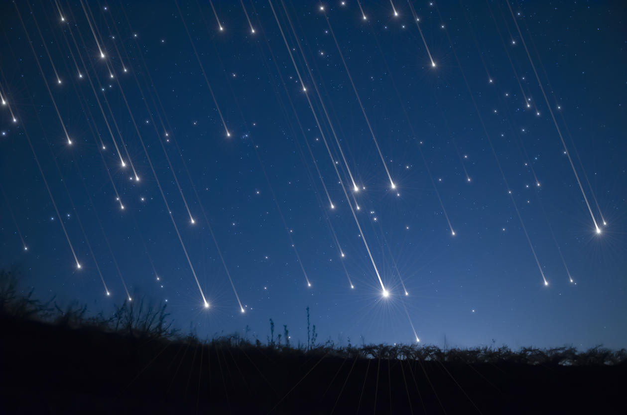 ploaie de stele, meteori