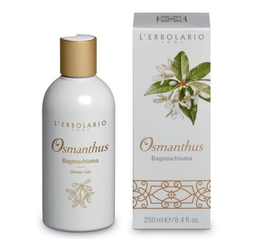 Gel de dus Osmanthus, in sticla de plastic si ambalaj de carton