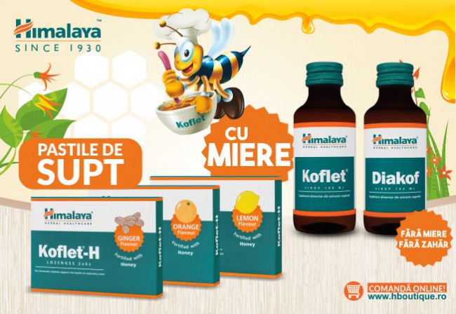 Koflet - medicamente pentru tuse Himalaya