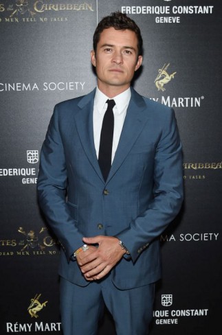 Orlando Bloom, la lansarea filmului Piratii din Caraibe-Razbunarea lui Salazar