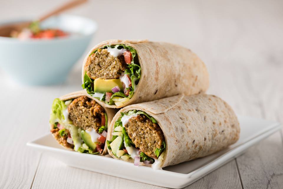 rețete ușoare pentru cină - wrap vegan