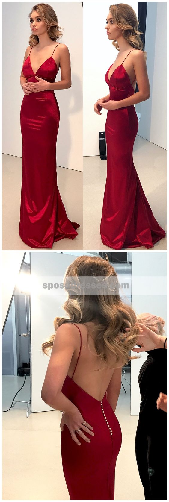 rochie lunga rosie