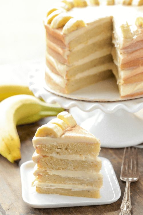 tort in straturi cu banane