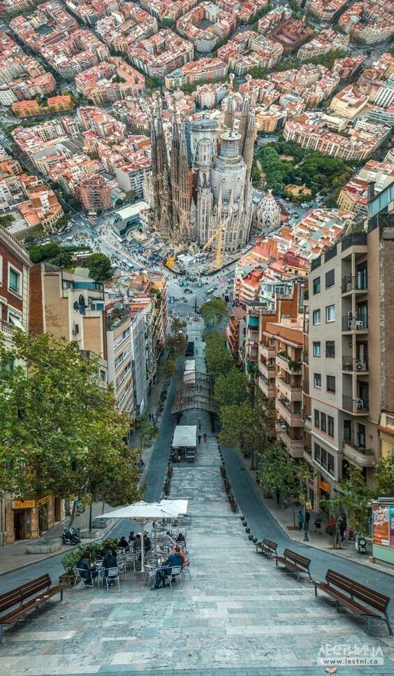 strada in Barcelona