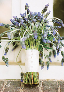 buchet de mireasa cu lavanda