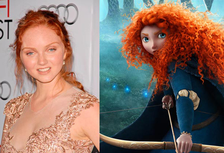 Lily Cole si Merida