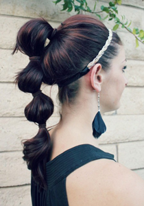 bubble ponytail