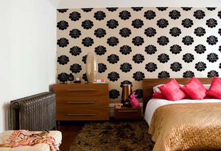 tapet cu motive florale