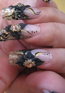 unghii 3D manichiura 3D