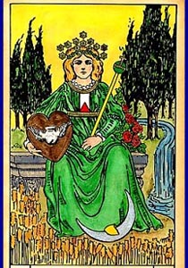 tarot de dragoste cartea de tarot Imparateasa