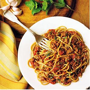 Spaghete cu carne de vita