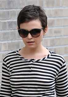 coafuri de ocazie retro par scurt Ginnifer Goodwin