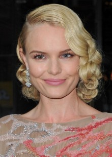 coafuri de ocazie retro par mediu Kate Bosworth