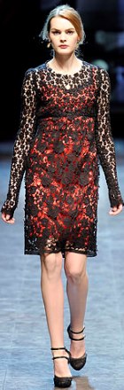 rochie de zi din dantela Dolce & Gabbana