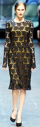 rochie de zi din dantela Dolce & Gabbana