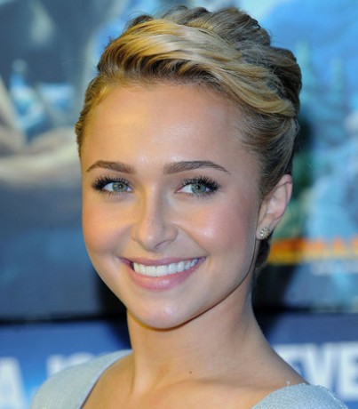 poza par scurt si cercei mici Hayden Panettiere