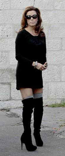 poza cizme Eva Longoria Parker