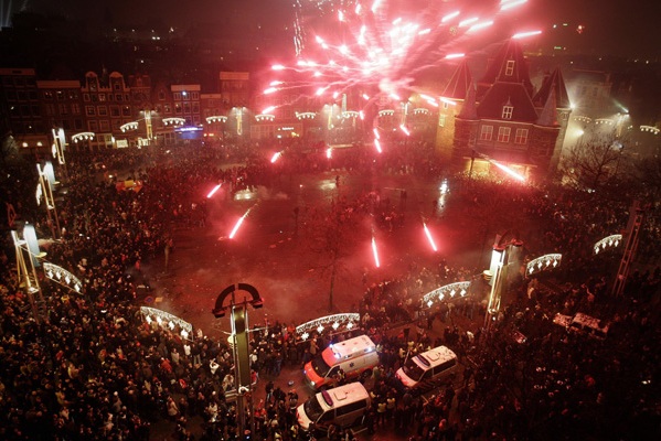 poza Revelion in Amsterdam