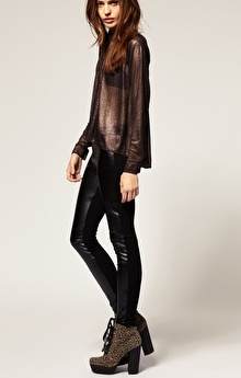 Leggings din piele
