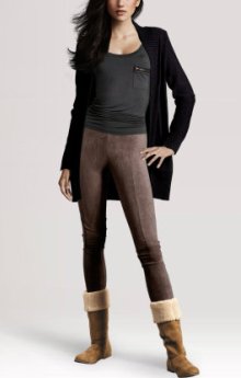 Leggings din piele