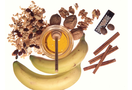 Banane, nuci, migdale Banane, nuci, migdale